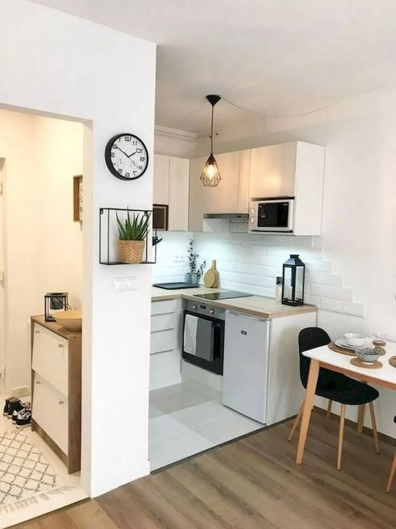 Apartment Kitchen Ideas: Lovely Tiny Space