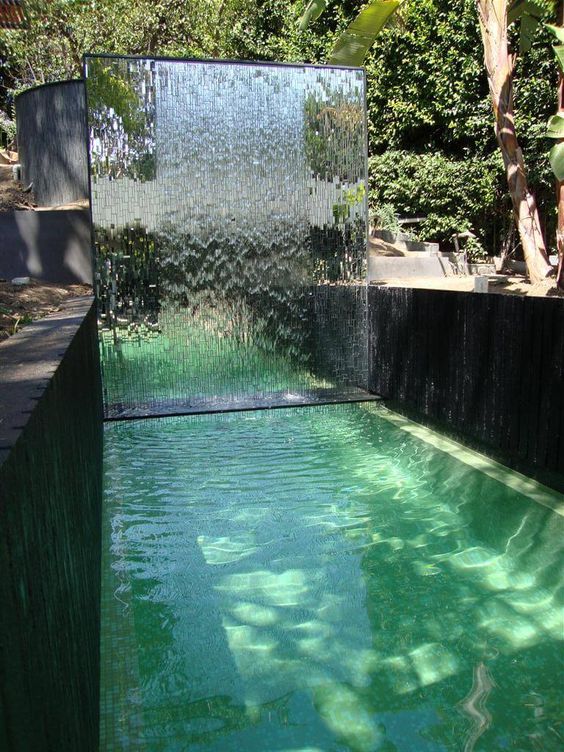 swimming pool waterfall ideas 13