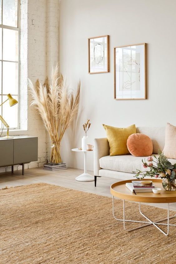 Bright Living Room Ideas: Earthy Bright Room