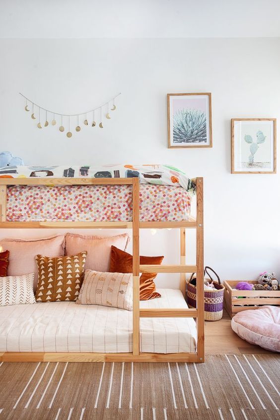 Kids Bedroom Ideas: Low Bunk Bed