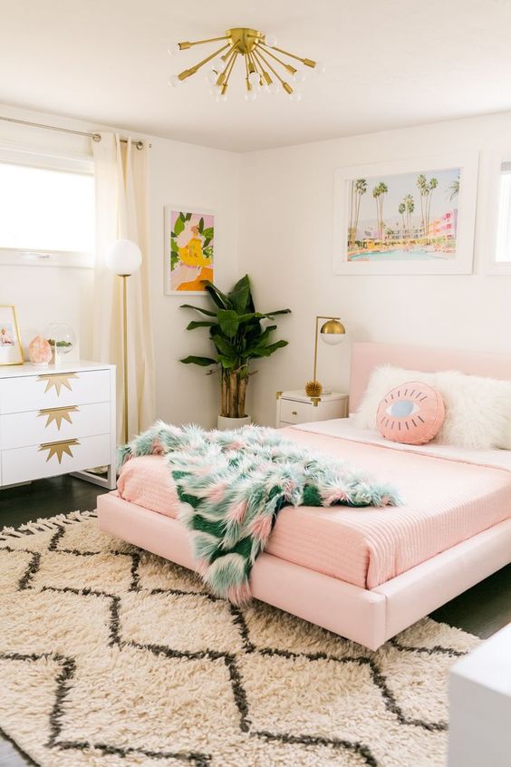 Bedroom Pink Ideas: Lovely Blush Pink
