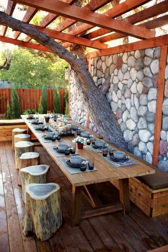 Backyard Dining Ideas 17