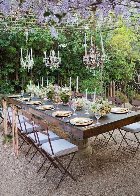 Backyard Dining Ideas: Breathtaking Formal Event