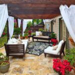 DIY: How to Decorate Patio with Drop Cloths | 4 Easy Steps
